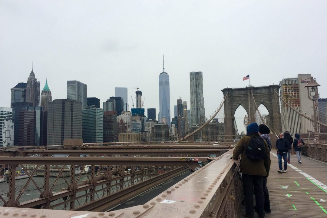 Brooklyn Bridge & One World Trade Center