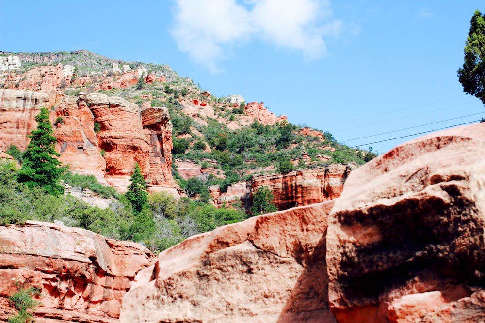 gorgeous red rock cliffs