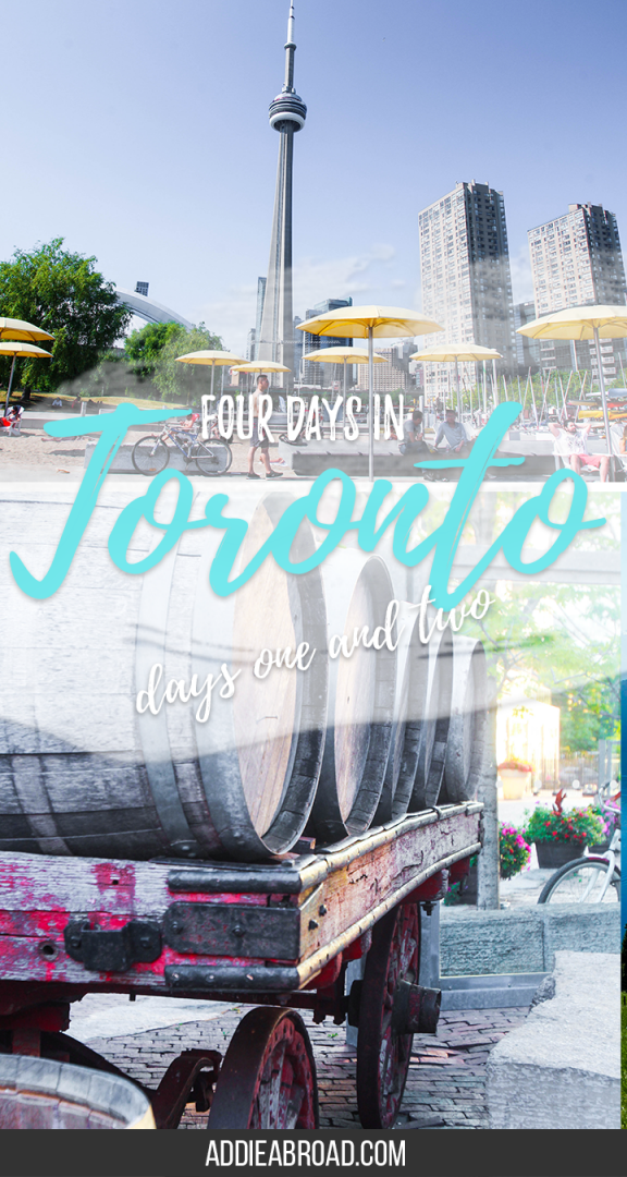 Read all about what we did in our first two days in Toronto, Ontario, Canada - and get some itinerary inspiration for your own trip! | Four Days in Toronto