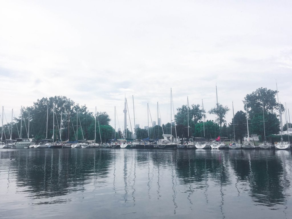 Toronto Islands Harbor Boats
