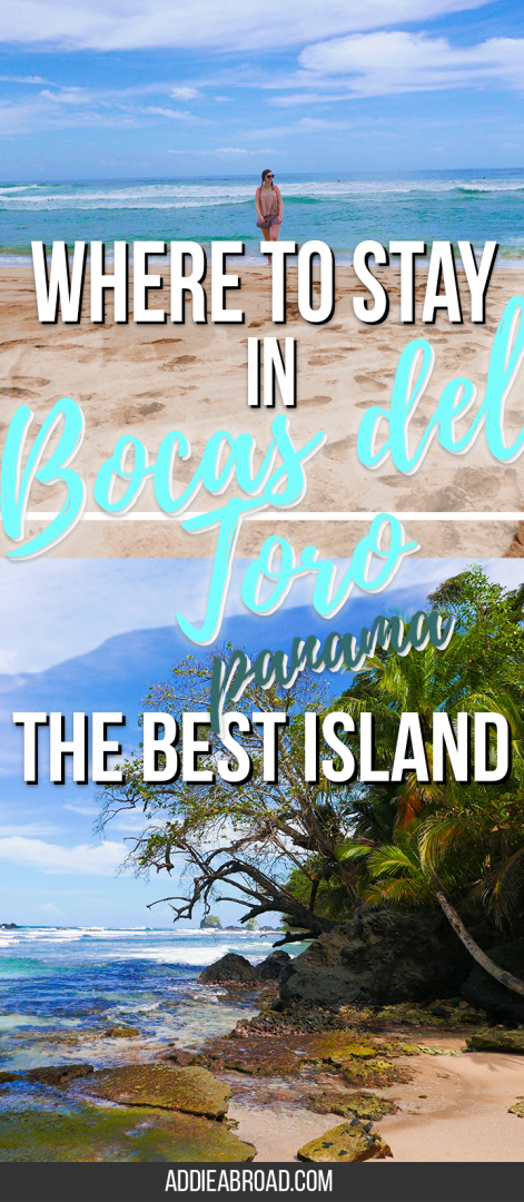 Want to know where to stay in Bocas del Toro? The best island in Bocas del Toro, Panama is easily Isla Bastimentos. Here's why. #panama #centralamerica