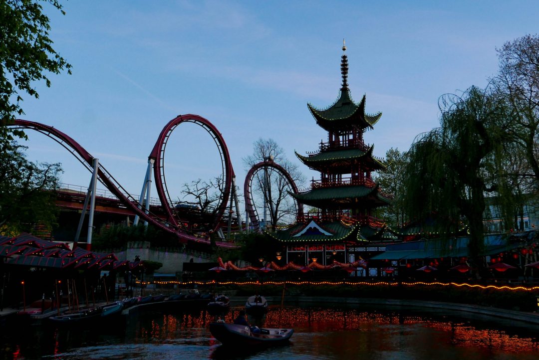 Spending time at Tivoli Gardens, the amusement park that inspired Disneyland is an absolute must while you're in Copenhagen. • What to do in Copenhagen