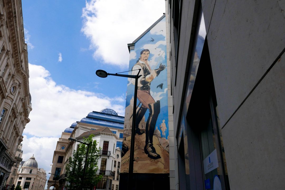 Brussels Comic Strip Wall