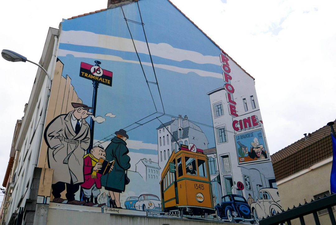 Brussels Comic Strip Wall