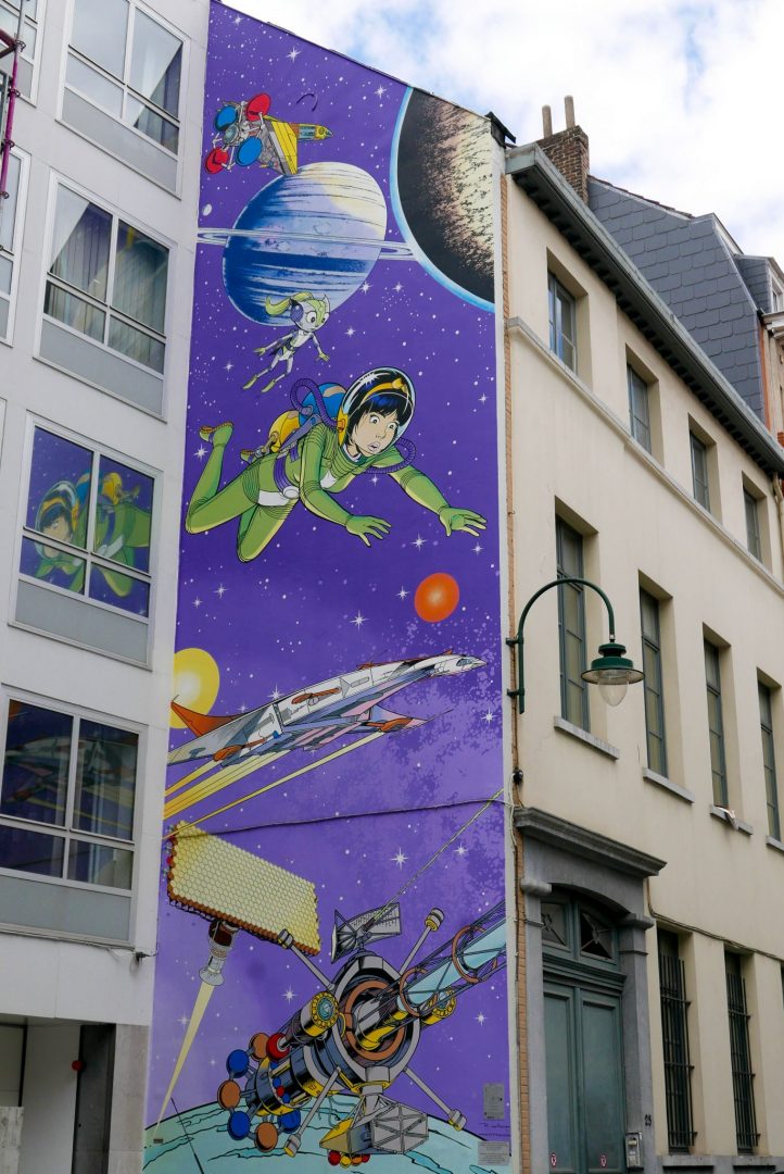 Brussels Comic Strip Wall