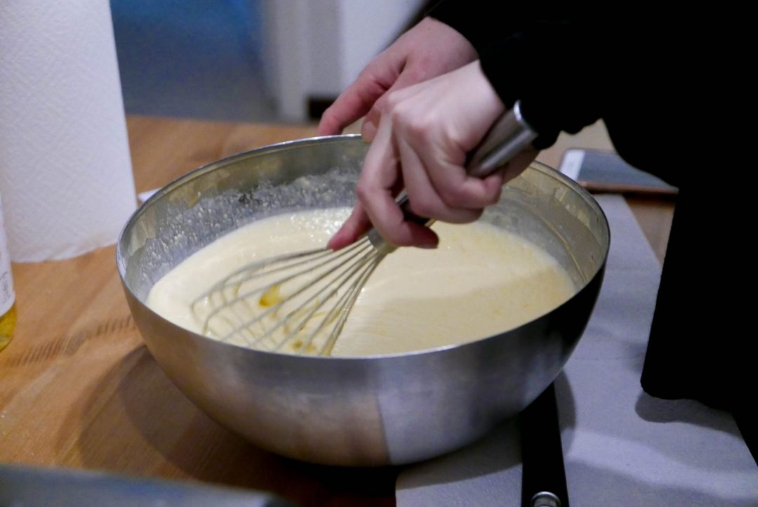 Brussels Waffle Workshop Mixing