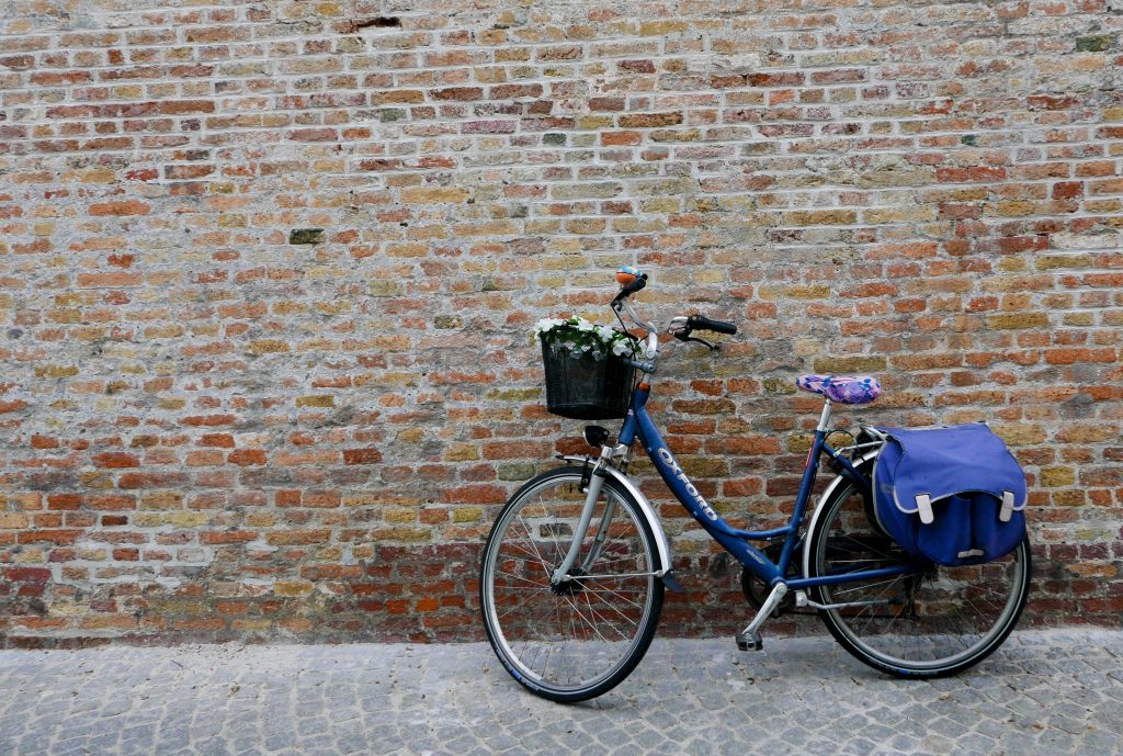 Bike Bruges Wall Belgium on a Budget
