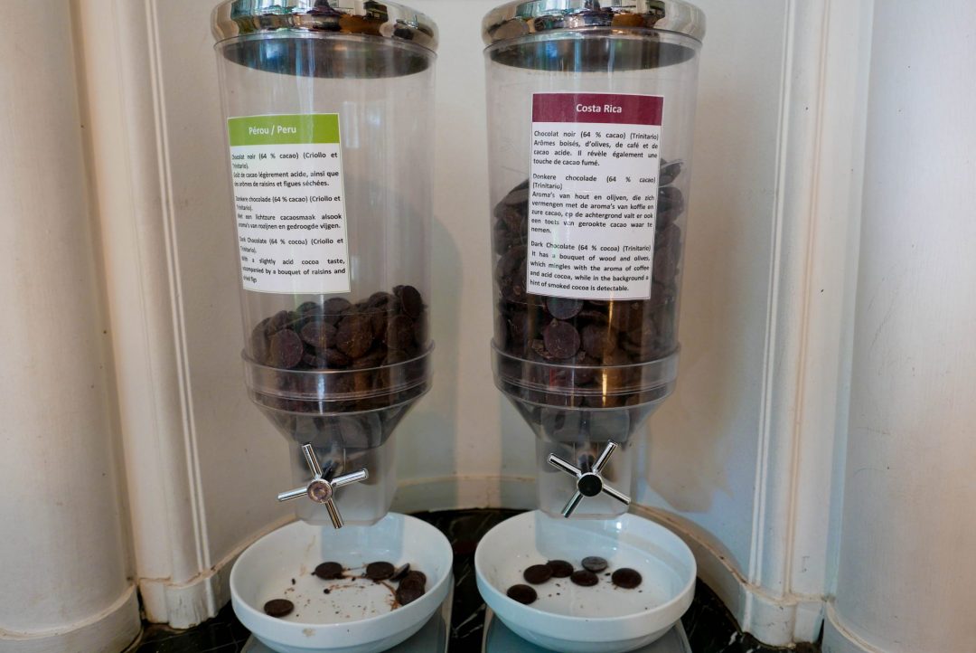 Brussels Museum of Cacao and Chocolate Samples