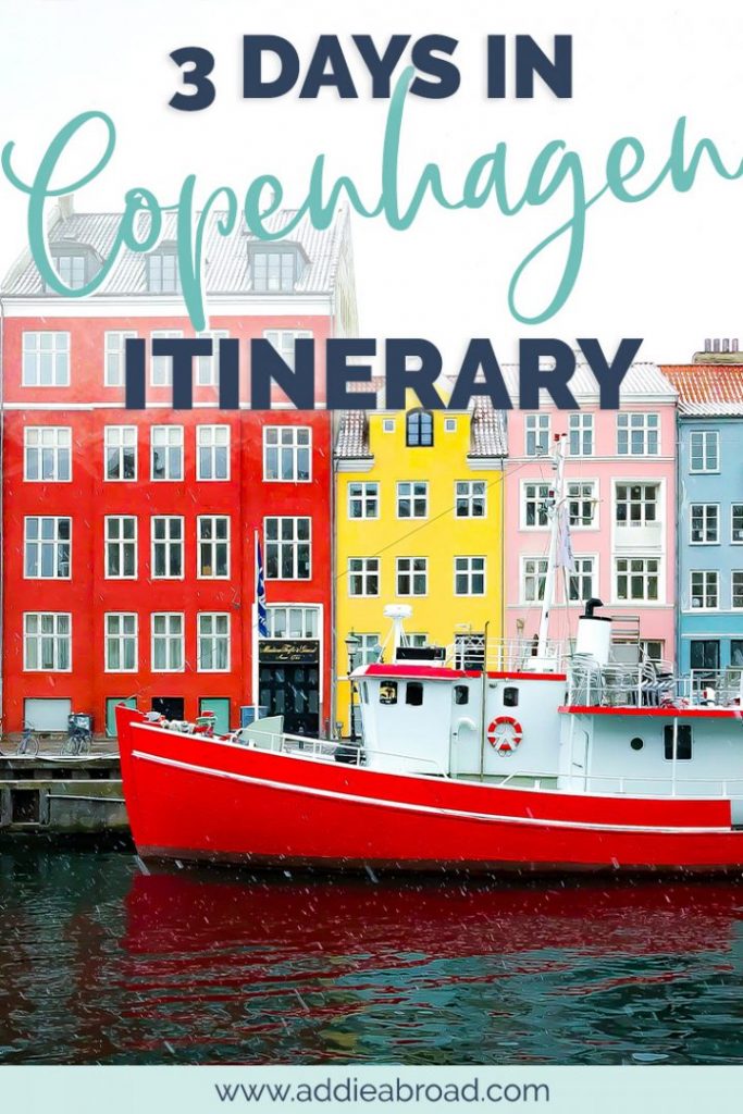 Copenhagen, Denmark is quickly becoming one of the trendiest cities in Europe to visit. With only 3 days in Copenhagen, first-timers can craft an itinerary to get an overview of the city. Check out this post for the perfect 3 day Copenhagen itinerary for first timers, or pin it for later! #copenhagen #travel