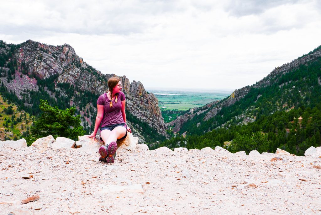 Addie in Eldorado Canyon State Park, Boulder, Colorado, USA