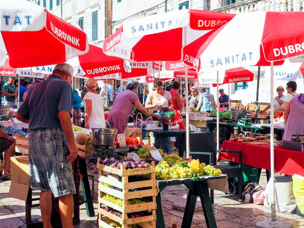 Gundulićeva Poljana Market Dubrovnik Croatia Best Food Markets in Europe