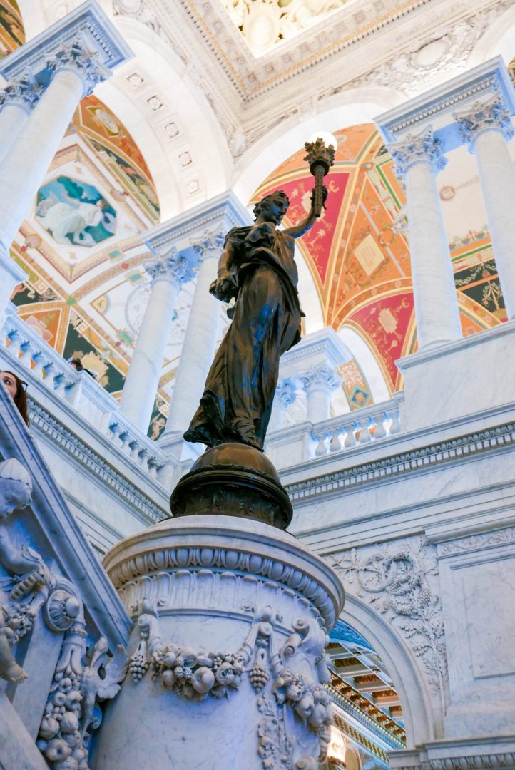 Statue in the Library of Congress
