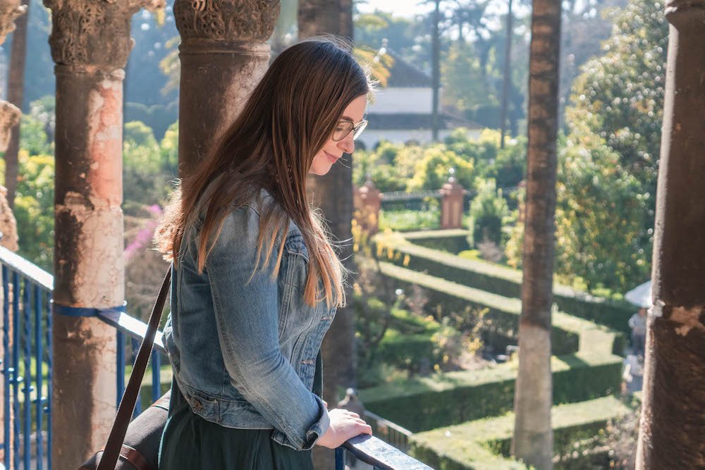 Addie Gazing Grotesque Gallery Real Alcazar Seville Spain