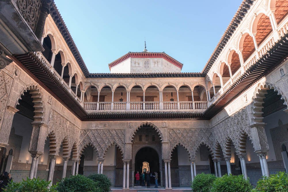 Patio de las Doncellas Real Alcazar Seville Spain