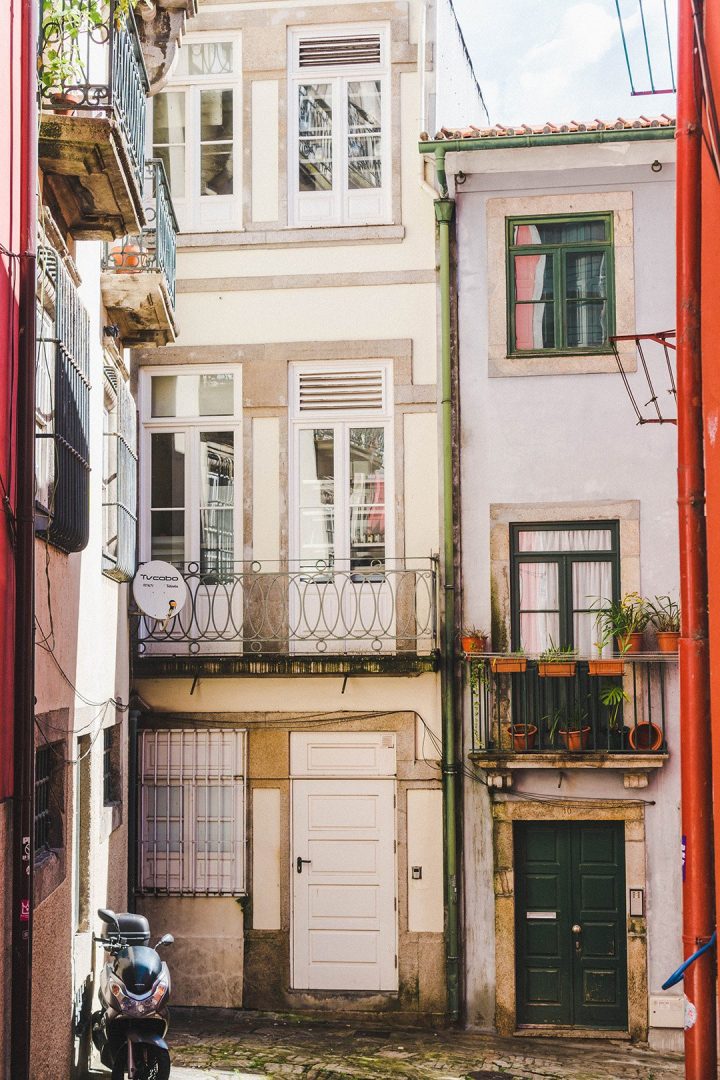 An alleyway in Porto, Portugal