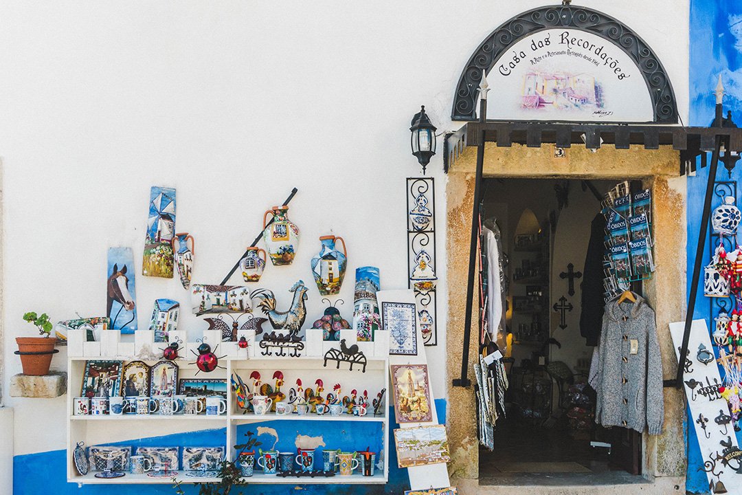 A Storefront in Obidos, Portugal