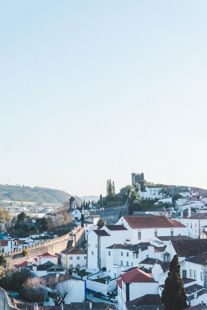 Obidos Portgual at sunset