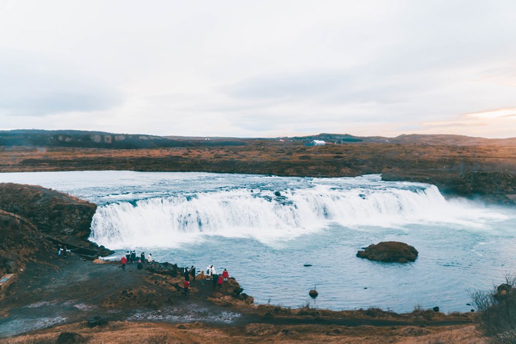 Faxi waterfall, a lesser-known waterfall on the Golden Circle