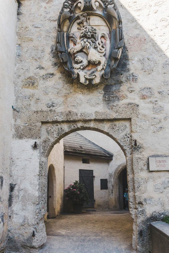 A random archway in the Salzburg Fortress