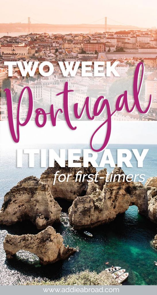 2 weeks in Portugal is the perfect amount of time to get a taste for everything Portugal has to offer. Visit Porto, Aveiro, Obidos, Lisbon, and Lagos in this 2 week Portugal Itinerary. #Portugal #Europe #TravelInspiration