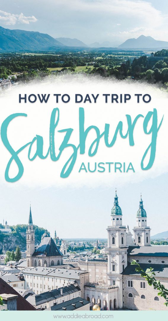 Salzburg, Austria is the perfect place for a day trip. Here's how to take a day trip to Salzburg from Vienna, Austria. Read this post to find out things to do in Salzburg, Austria in one day! #Salzburg #Austrai #Europe #TravelInspiration
