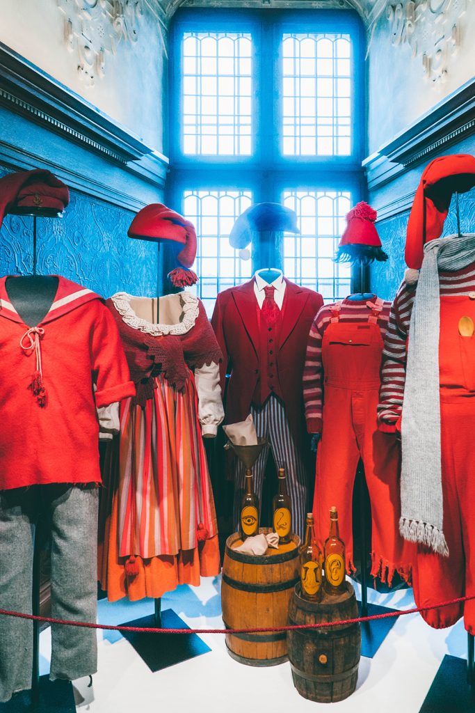 Costumes from a TV show filmed at Frederiksborg Castle