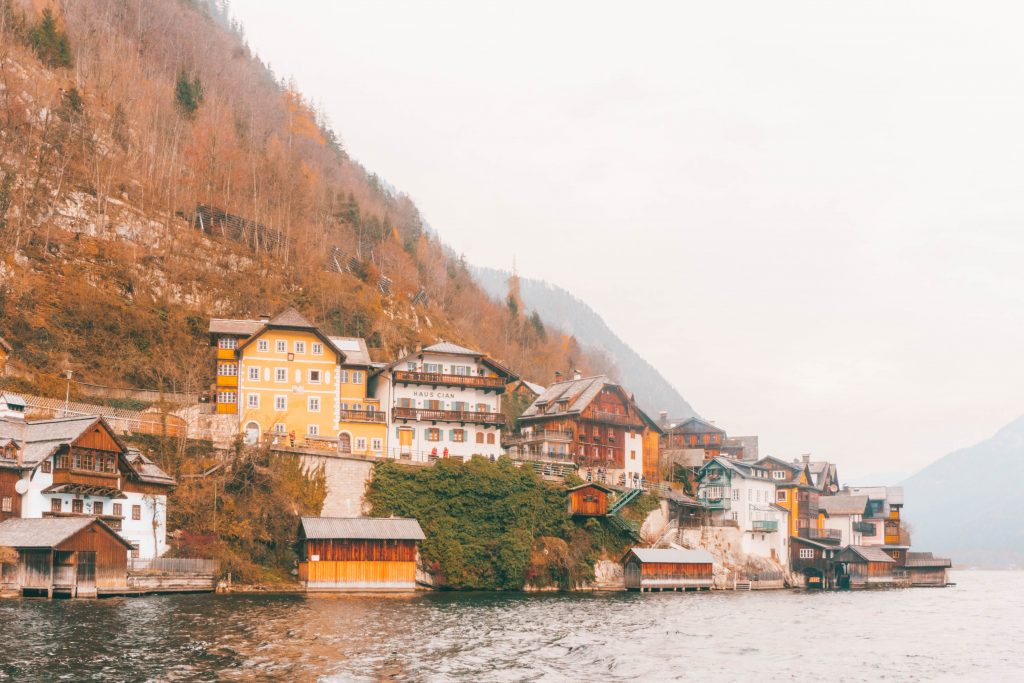 Hallstatt as seen from the water