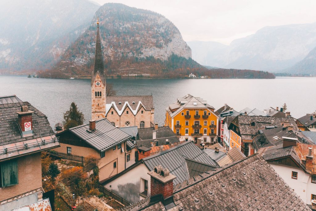 The view of Hallstatt from above