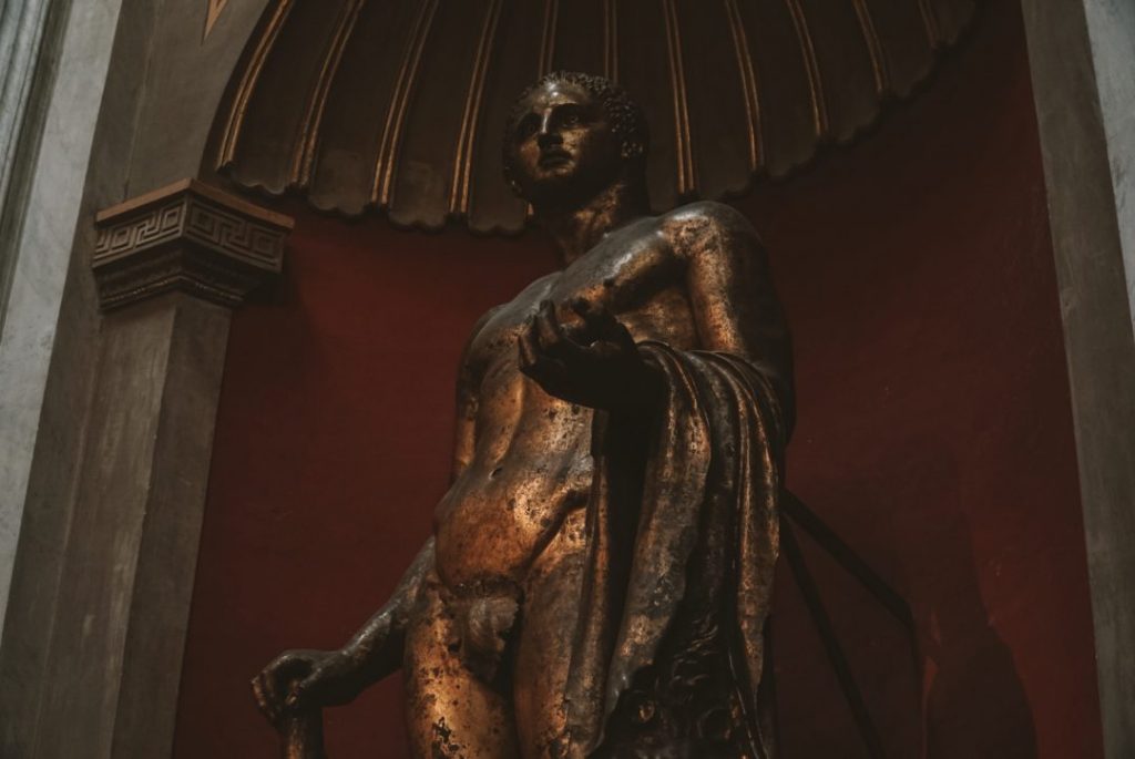 A statue of Hercules in the Vatican museums