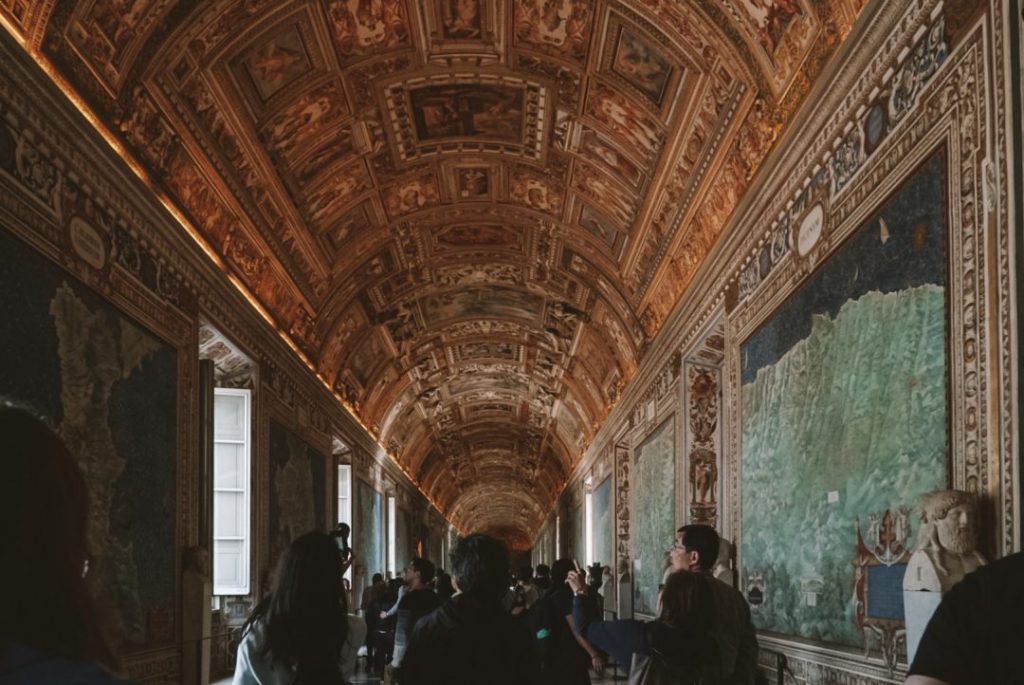 The map room in the Vatican Museums
