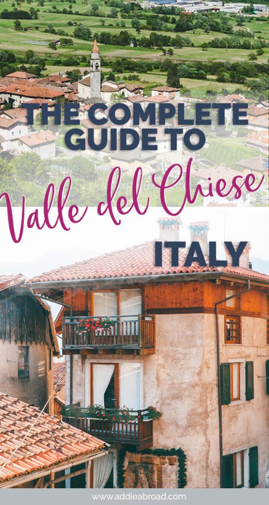 Lake Garda is great, but it's crowded. For an alternative Italian Lakes getaway, you need to visit the Valle del Chiese in Trentino, Italy. It's the ultimate adventure and foodie travel destination! Click through to read #travel #italy #trentino