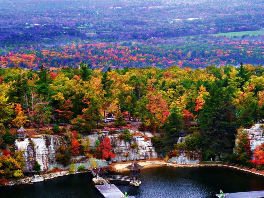 Fall colors in Hudson Valley, New York