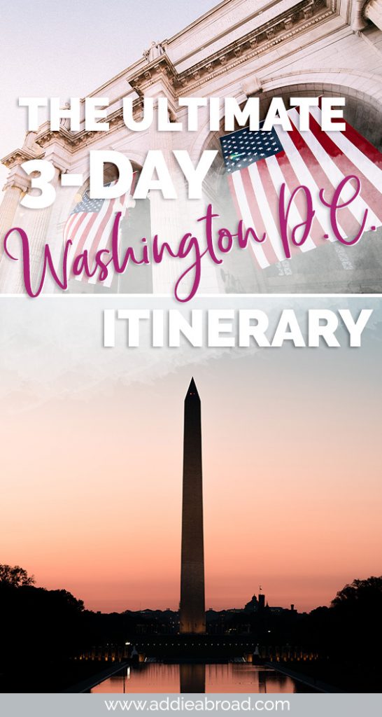 Traveling to Washington DC? This ultimate guide features all of the best things to do in Washington DC, including food, Georgetown, Smithsonian Museums, and all the other must-sees. Click through to read this perfect Washington DC itinerary! #washingtondc #usatravel #washingtondctravel #travel #travelguide
