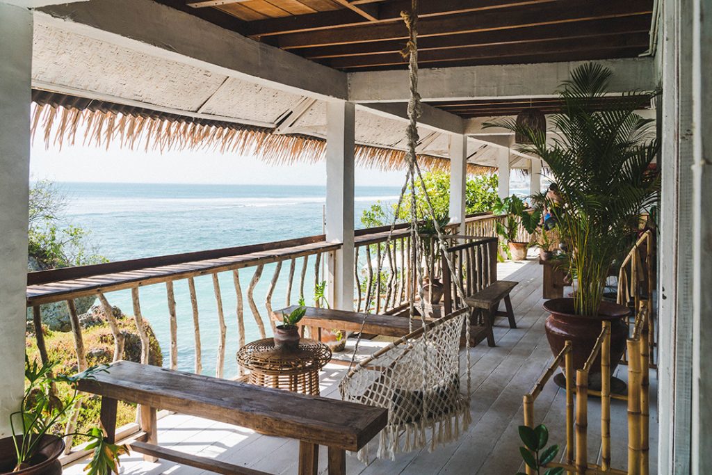 The terrace at Dreamsea Uluwatu