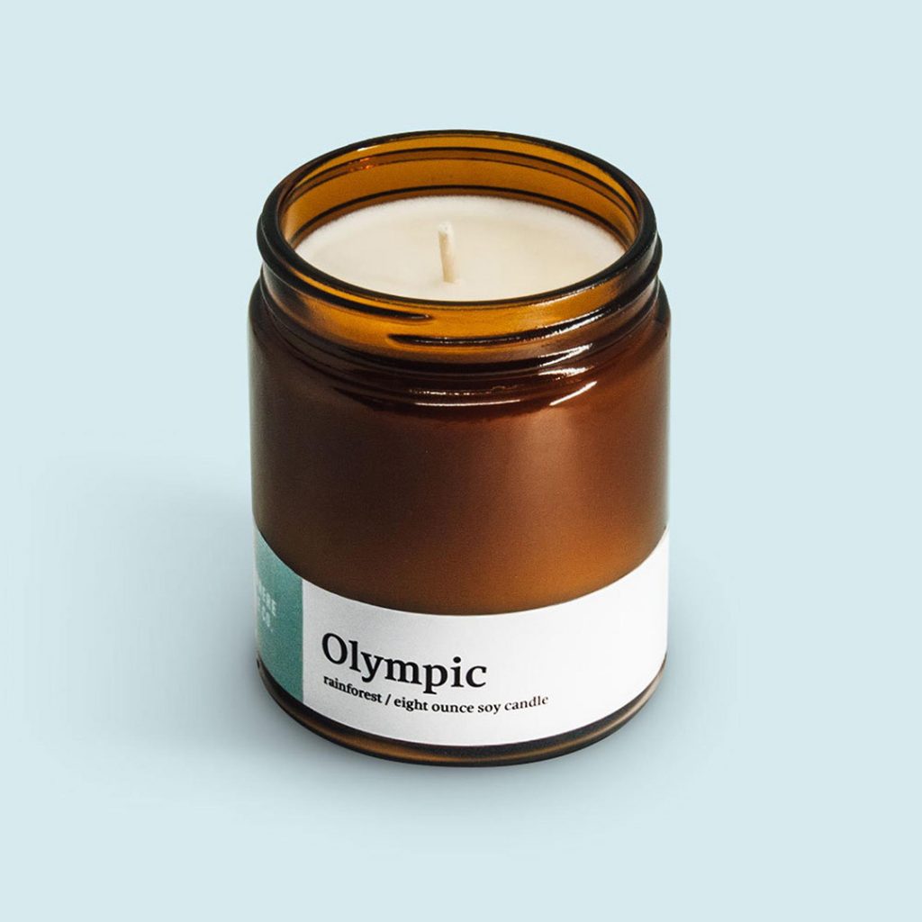 Olympic National Park Candle - one of the best travel gifts for her!