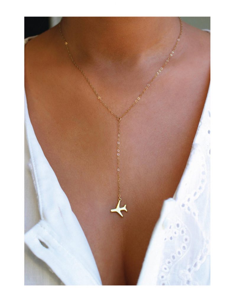 Airplane necklace