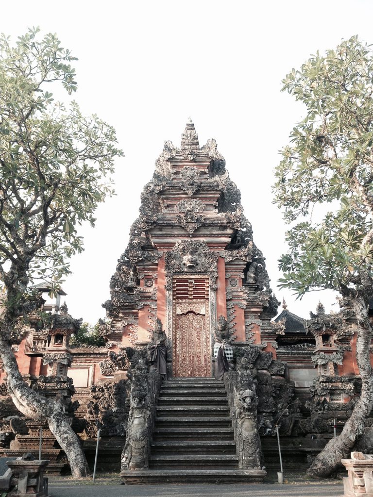Ubud palace in downtown Ubud, Bali