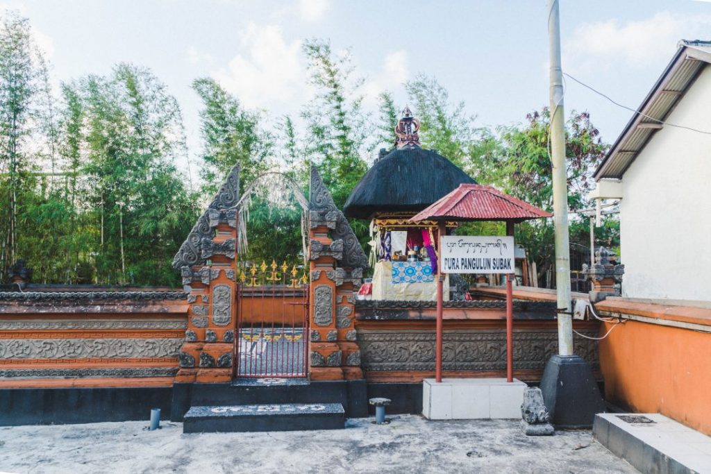 A small subak temple in Bali
