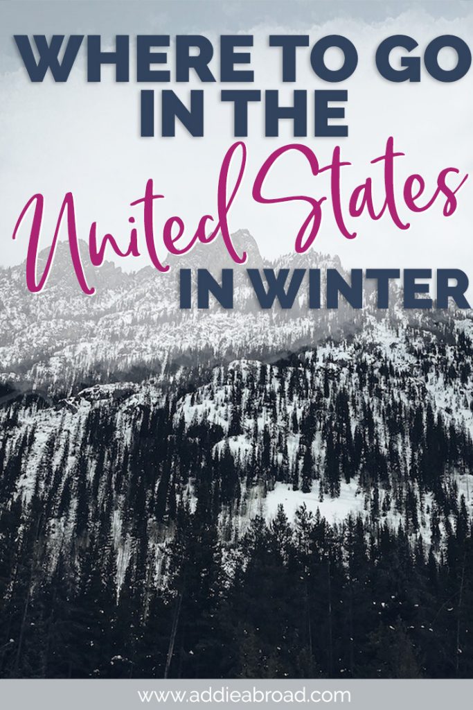 Want to know where to go in the United States in Winter? These 16 United States travel destination only get better in the cold! Click through to find out what they are. #usa #unitedstates #travel #winter | beautiful places to visit in winter in USA