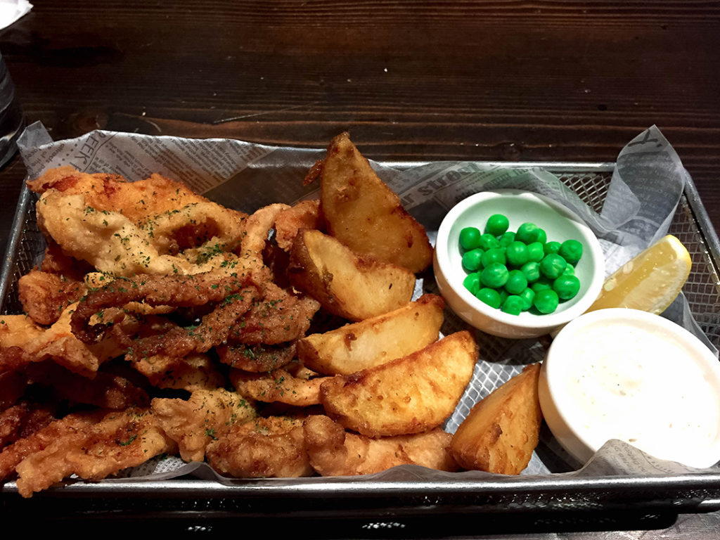 Fancy fish and chips