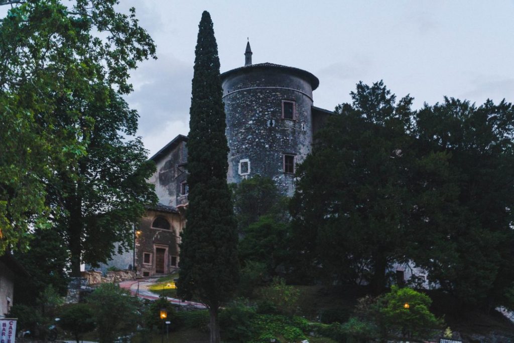 Toblino Castle at blue hour