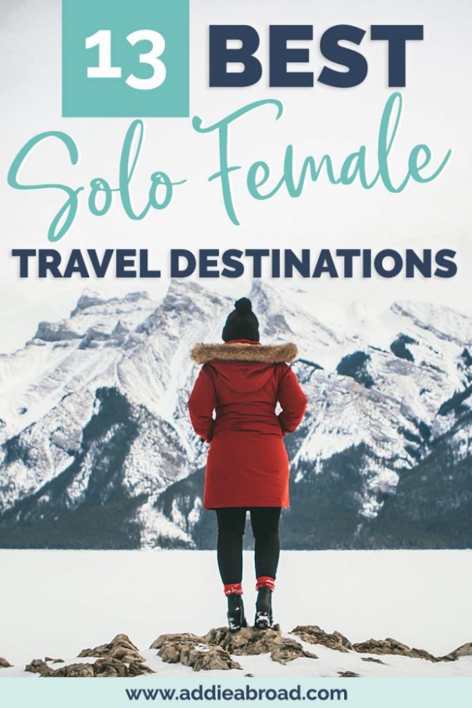 Looking for the best solo female travel destinations for 2020? Look no further! These 13 places around the world are perfect for first time solo female travelers and girls who are looking for adventure. From Amsterdam to Bali to Mexico, you can't miss these amazing solo female travel destinations! #travel #solofemaletravel