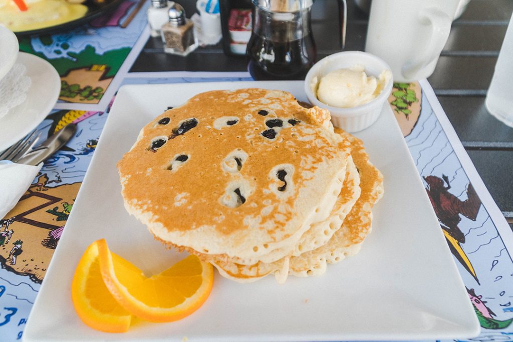 blueberry pancakes