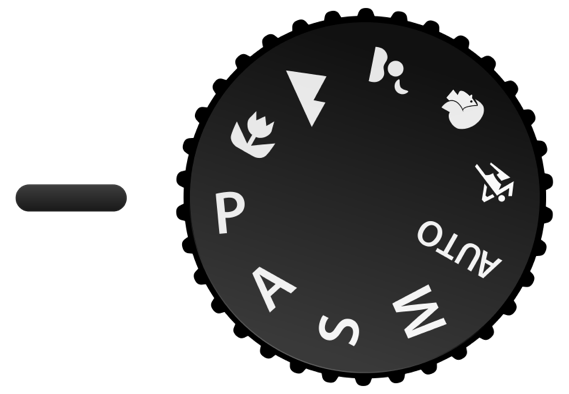 camera mode dial