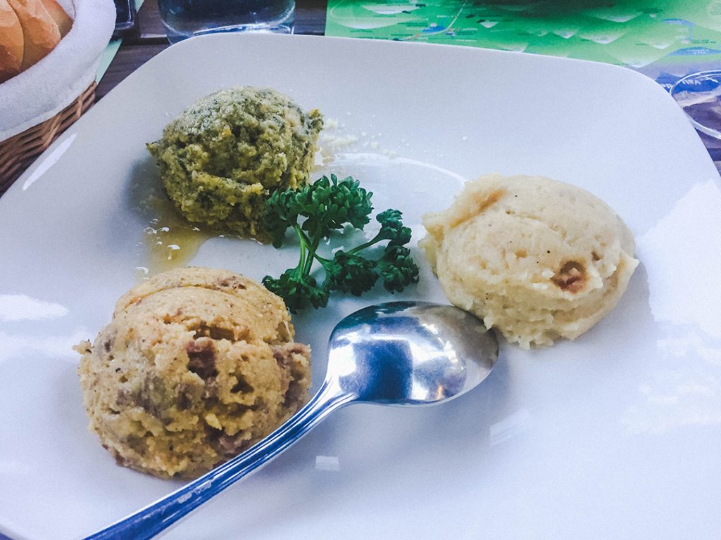3 different types of Polenta - you can try so many when you visit Trentino!