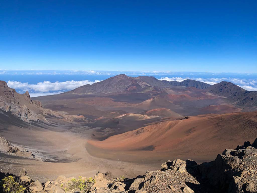 volcanic landscape of haleakala national parks pictures