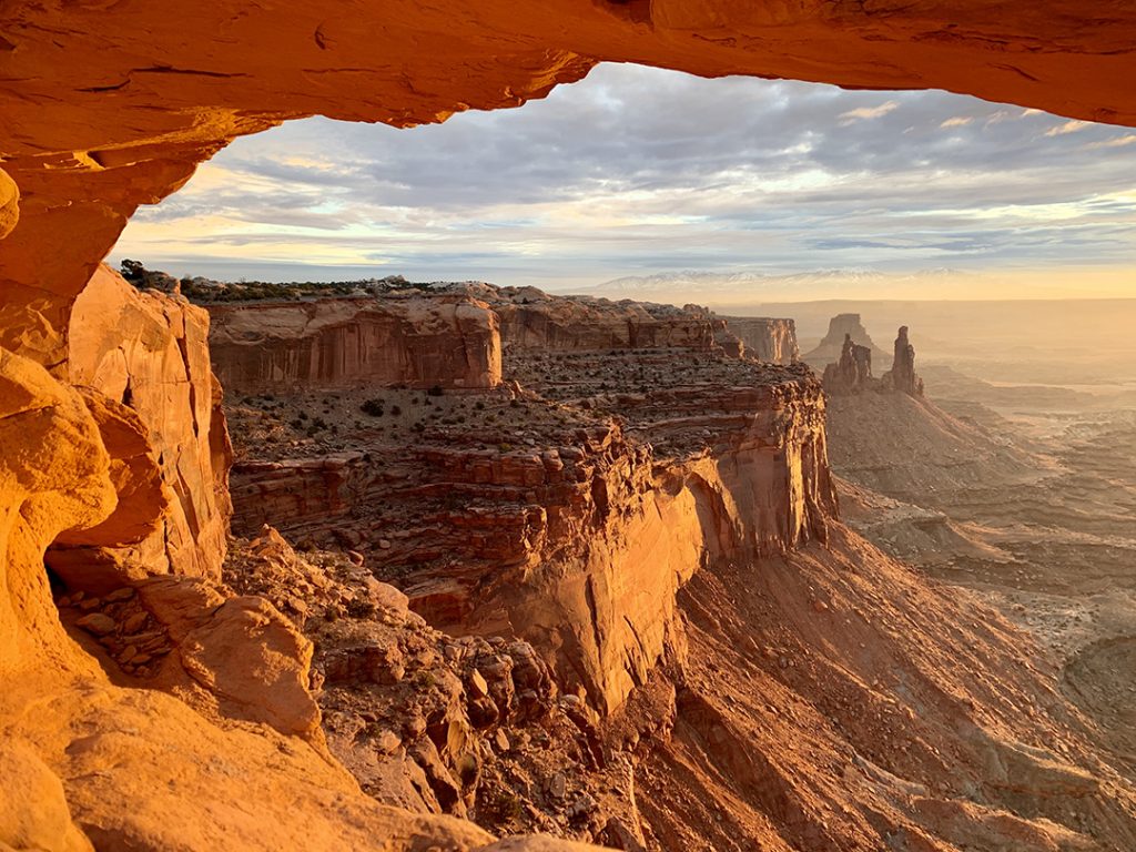 canyonlands national park at golden hour