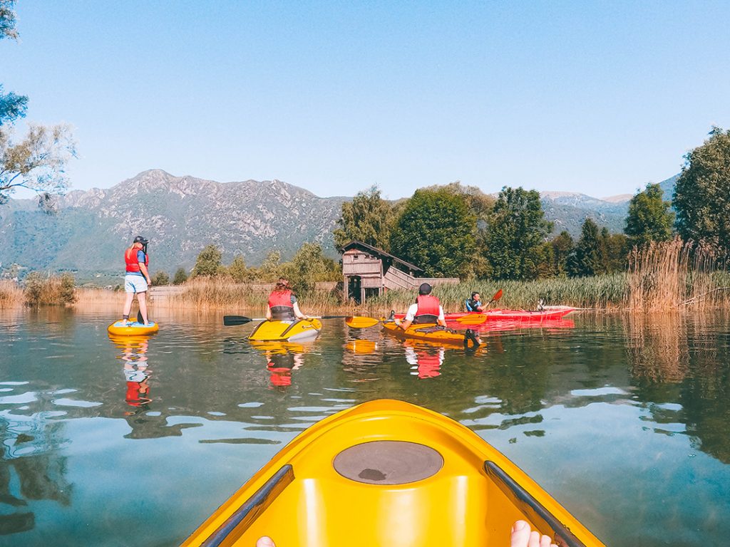 kakaying on lake idro - one place to visit in trentino