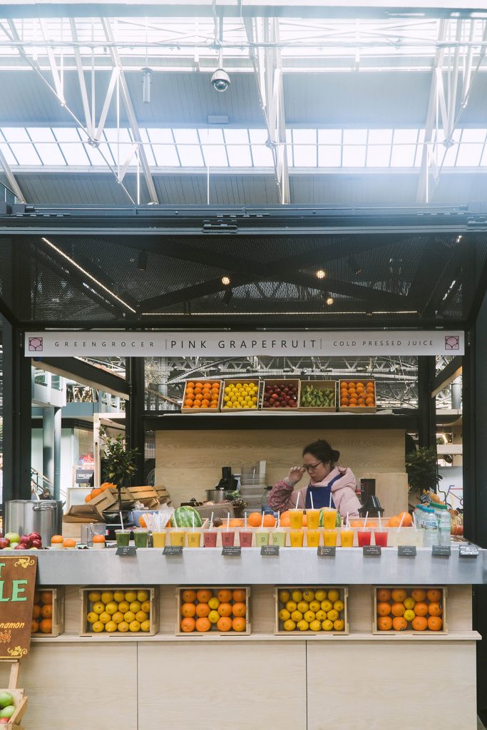 a stall at old spitalfields market