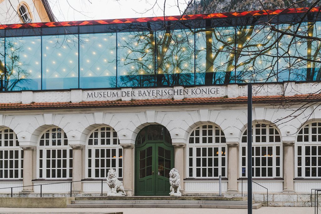 the front facade of the museum of the bavarian kings